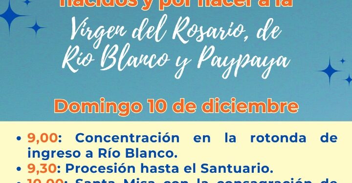 CONSAGRACIÓN DE LOS NIÑOS NACIDOS Y POR NACER