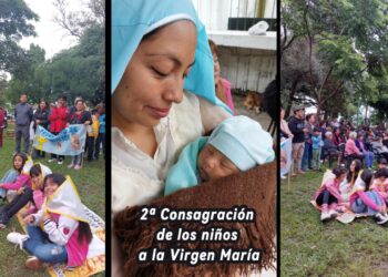 SEGUNDA CONSAGRACIÓN DE NIÑOS A LA VIRGEN DEL ROSARIO, DE RIO BLANCO Y PAYPAYA