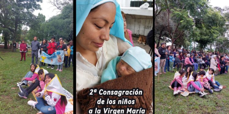 SEGUNDA CONSAGRACIÓN DE NIÑOS A LA VIRGEN DEL ROSARIO, DE RIO BLANCO Y PAYPAYA
