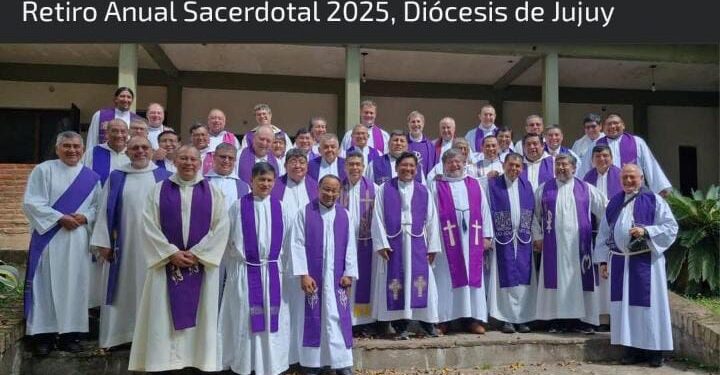 EL CLERO JUJEÑO HIZO SU RETIRO ESPIRITUAL